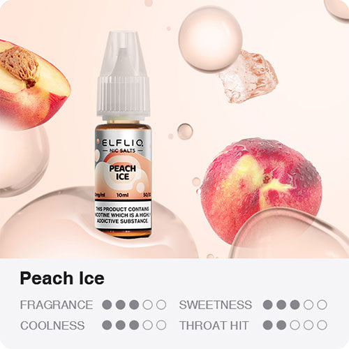 ELFLIQ - Peach Ice - 10ml - 05mg
